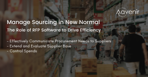 Managing sourcing in new normal with RFP management software