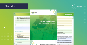 Vendor_Management_Risk_Assessment_Checklist_Aavenir