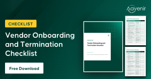 Vendor Onboarding and Termination Checklist