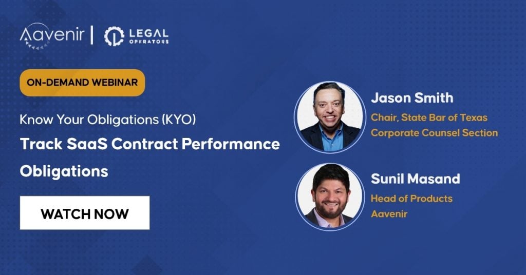 Webinar Legal Operators SaaS Contracts