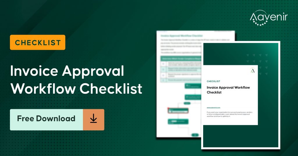 Invoice Approval Workflow Checklist