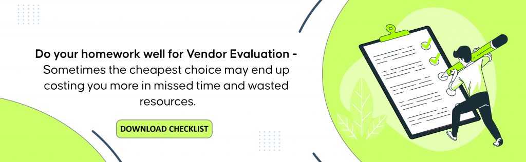Download Vendor Evaluation Checklist Aavenir