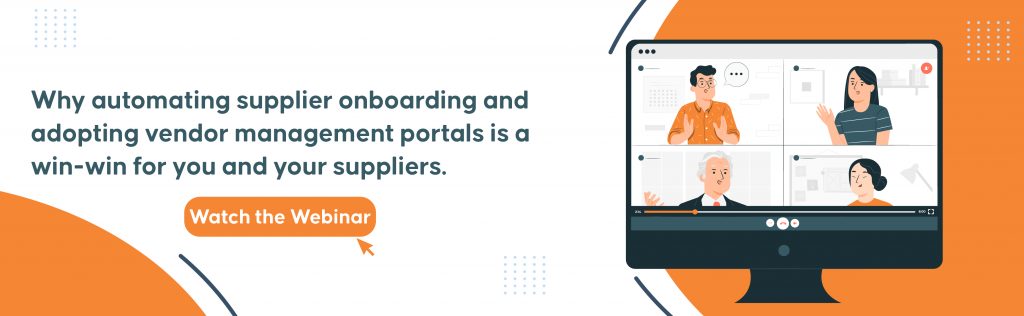 Watch Supplier Onboarding and Vendor Management Webinar