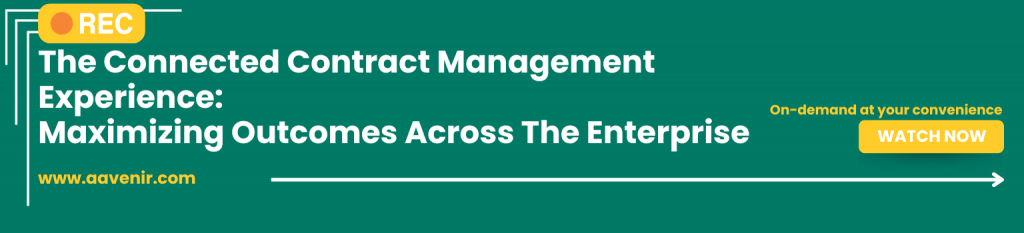 Watch OnDemand Webinar Now Connected Contract Management Use cases