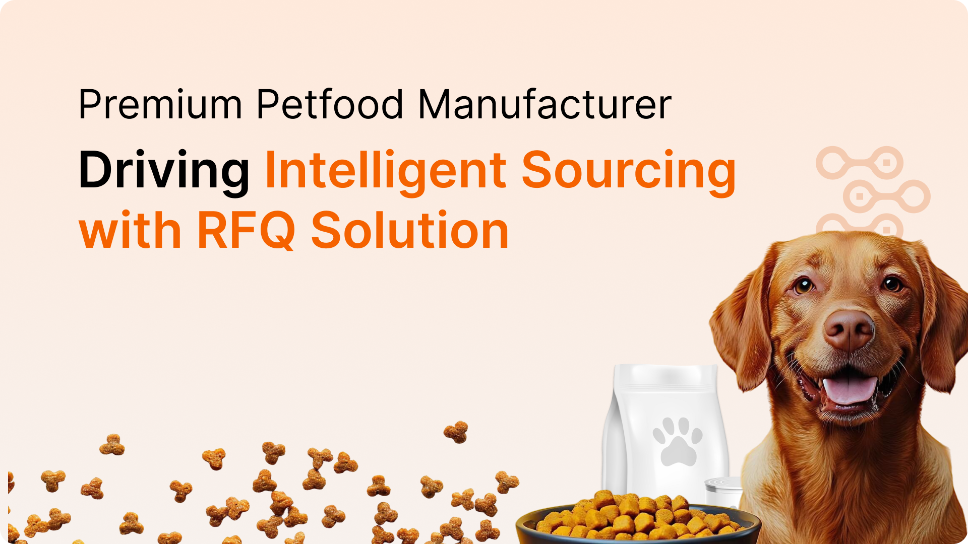 Dry pet food samples in quality control
