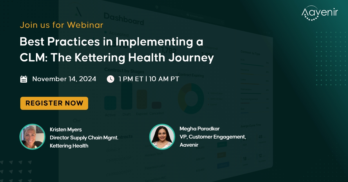 Best Practices in Implementing a CLM: The Kettering Health Journey