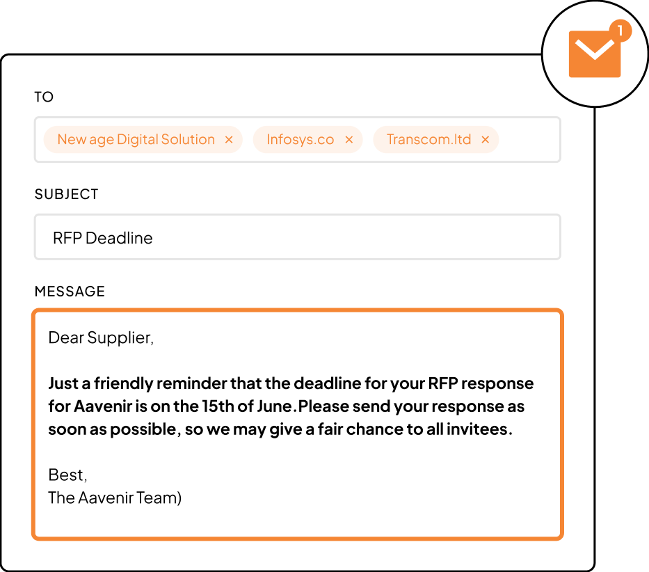 Collect Vendor Responses