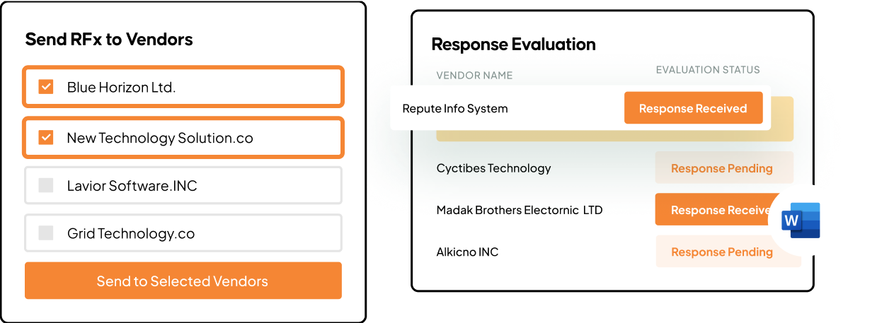Publish RFx and Collect Responses