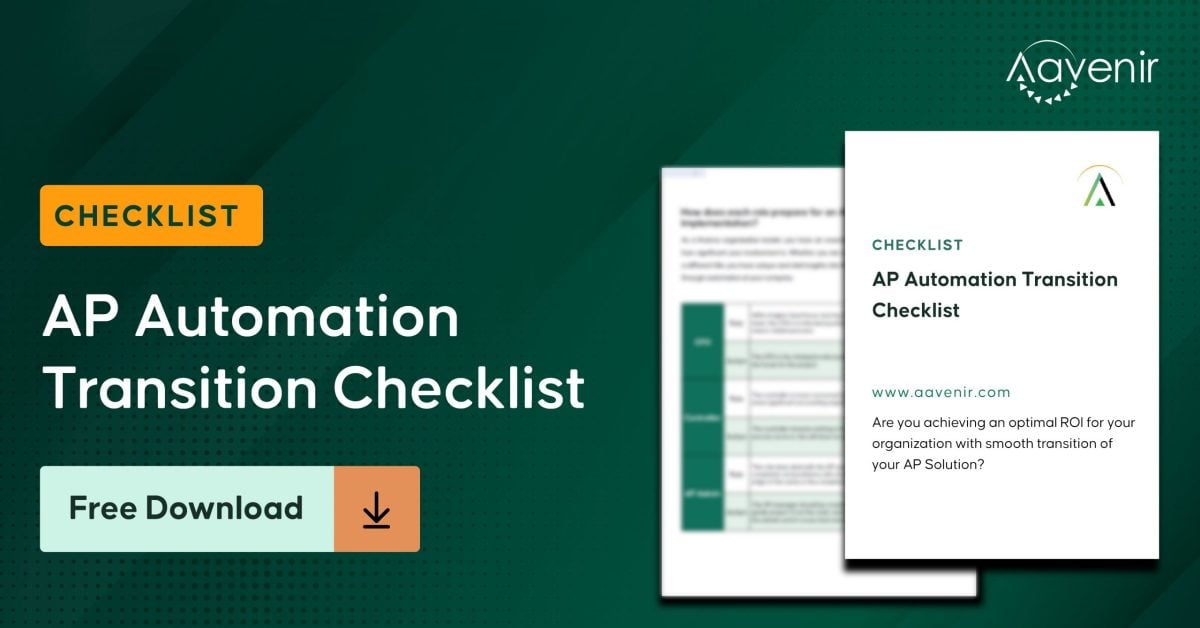 AP Automation Transition Checklist