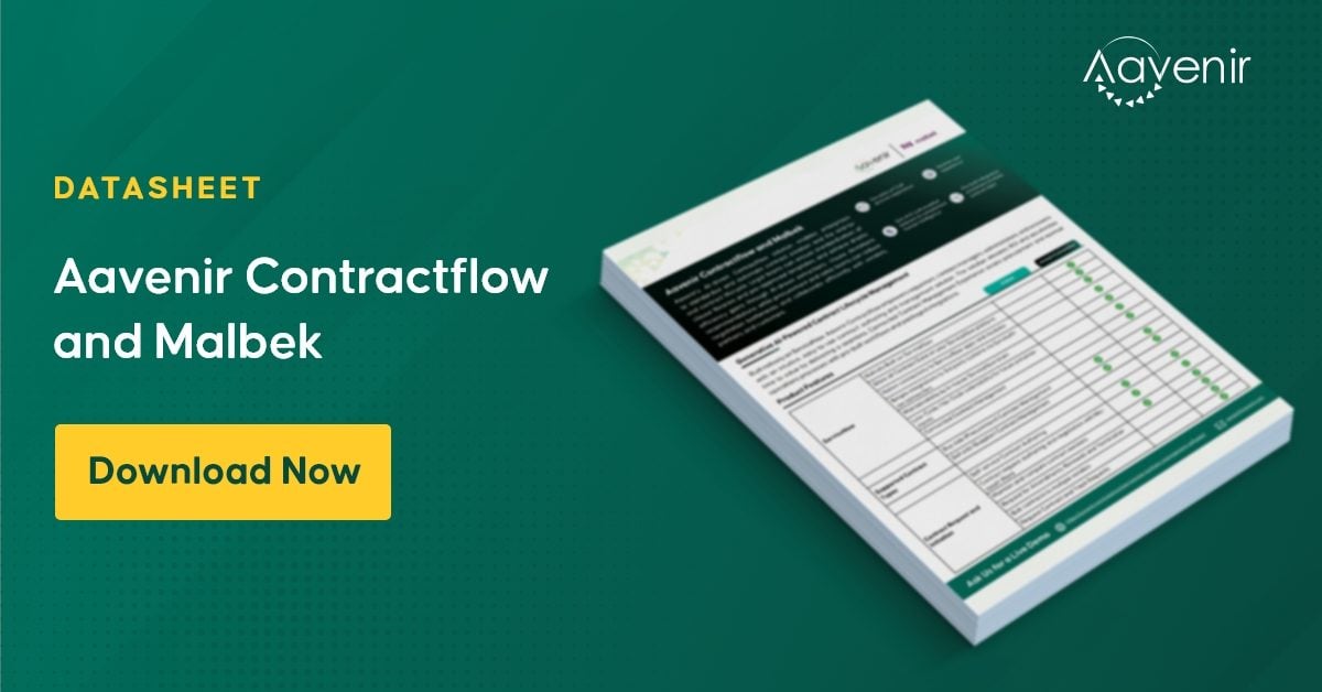 Aavenir Contractflow and Malbek
