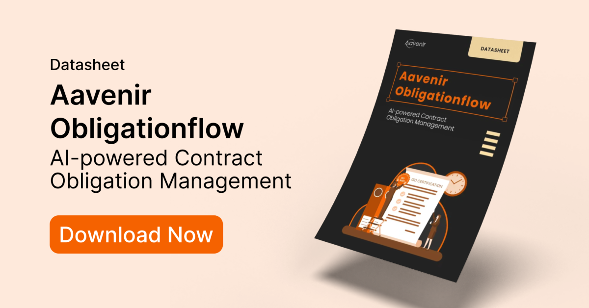 Aavenir Obligationflow – Contract Obligation Management Solution Datasheet