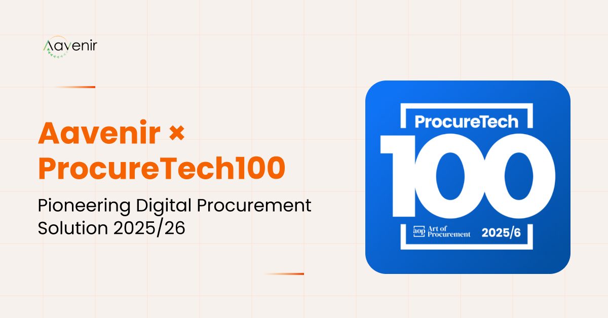 Aavenir × ProcureTech100 2026