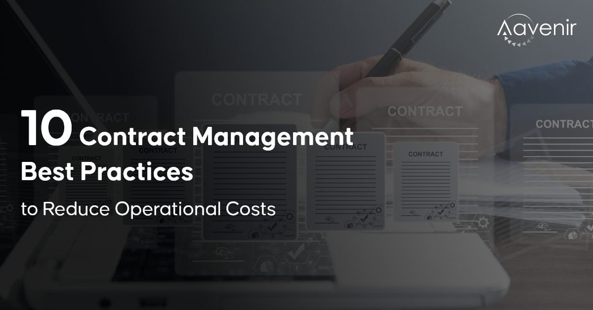 Contract Management Best Practices
