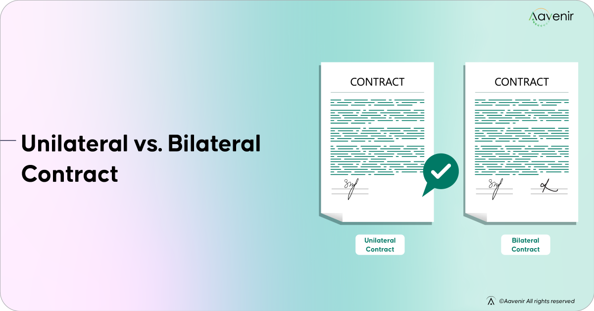 Unilateral vs Bilateral Contracts