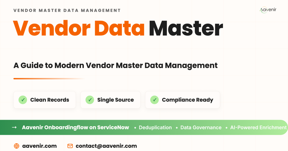 Vendor Data Master