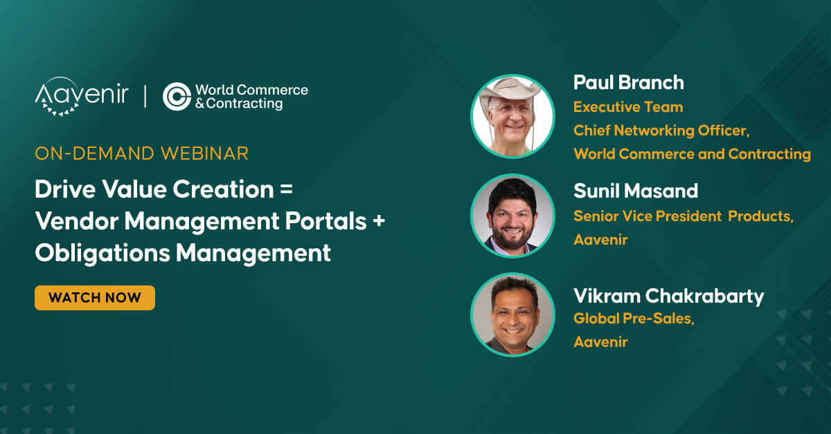 ondemand webinar vendor management obligation management